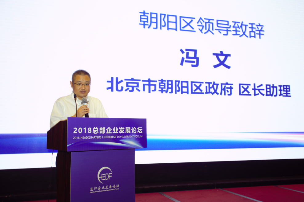 論壇回顧 | 馮文：堅持創新，精準施策，為總部企業打造更好營商環境(圖1)